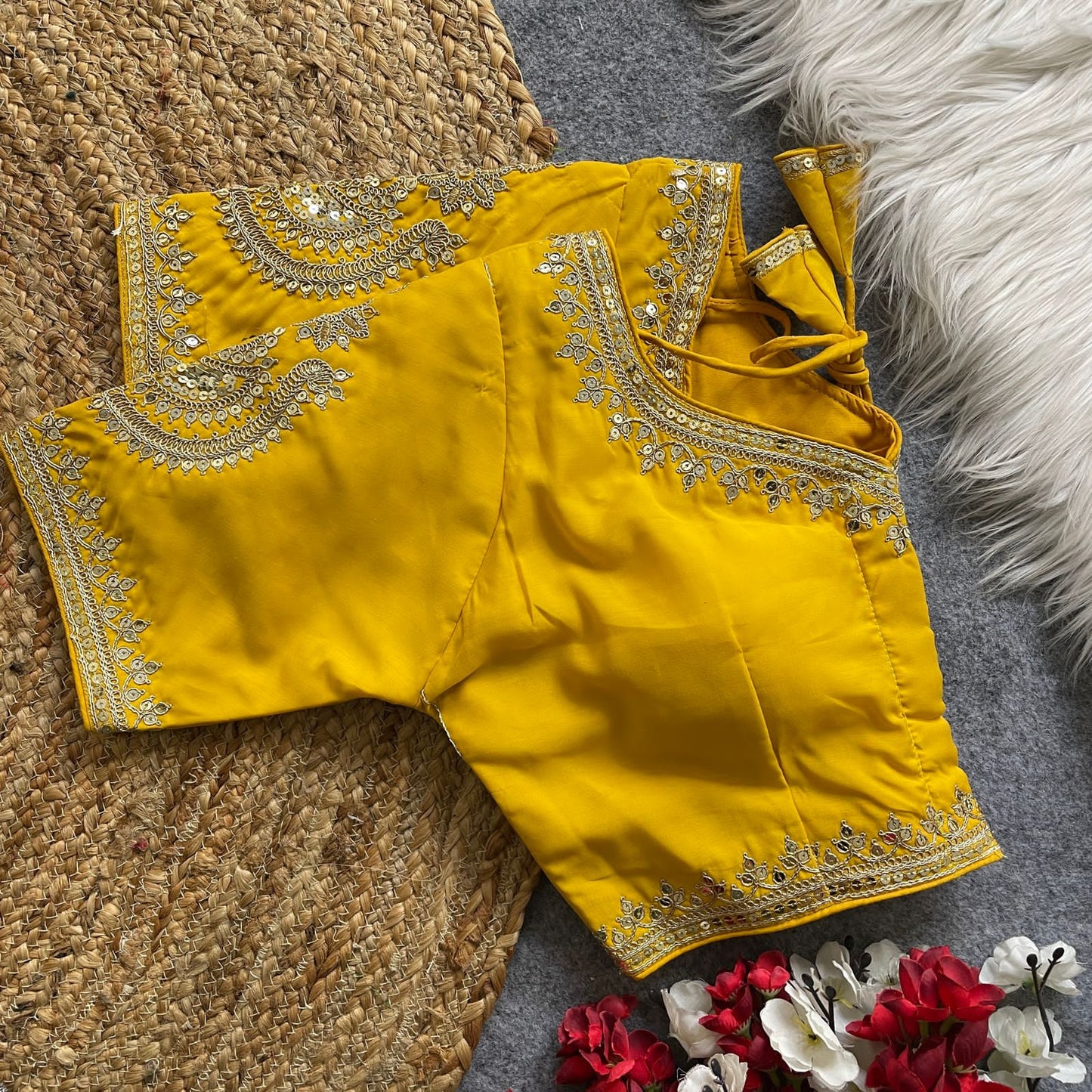 Heavy Pure Roman Silk Blouse