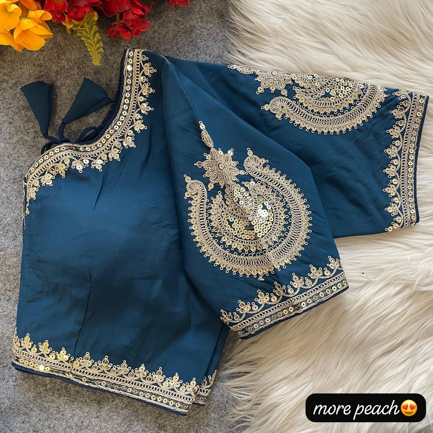 Heavy Pure Roman Silk Blouse