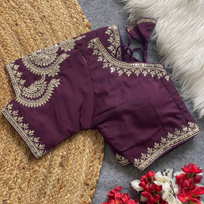 Heavy Pure Roman Silk Blouse