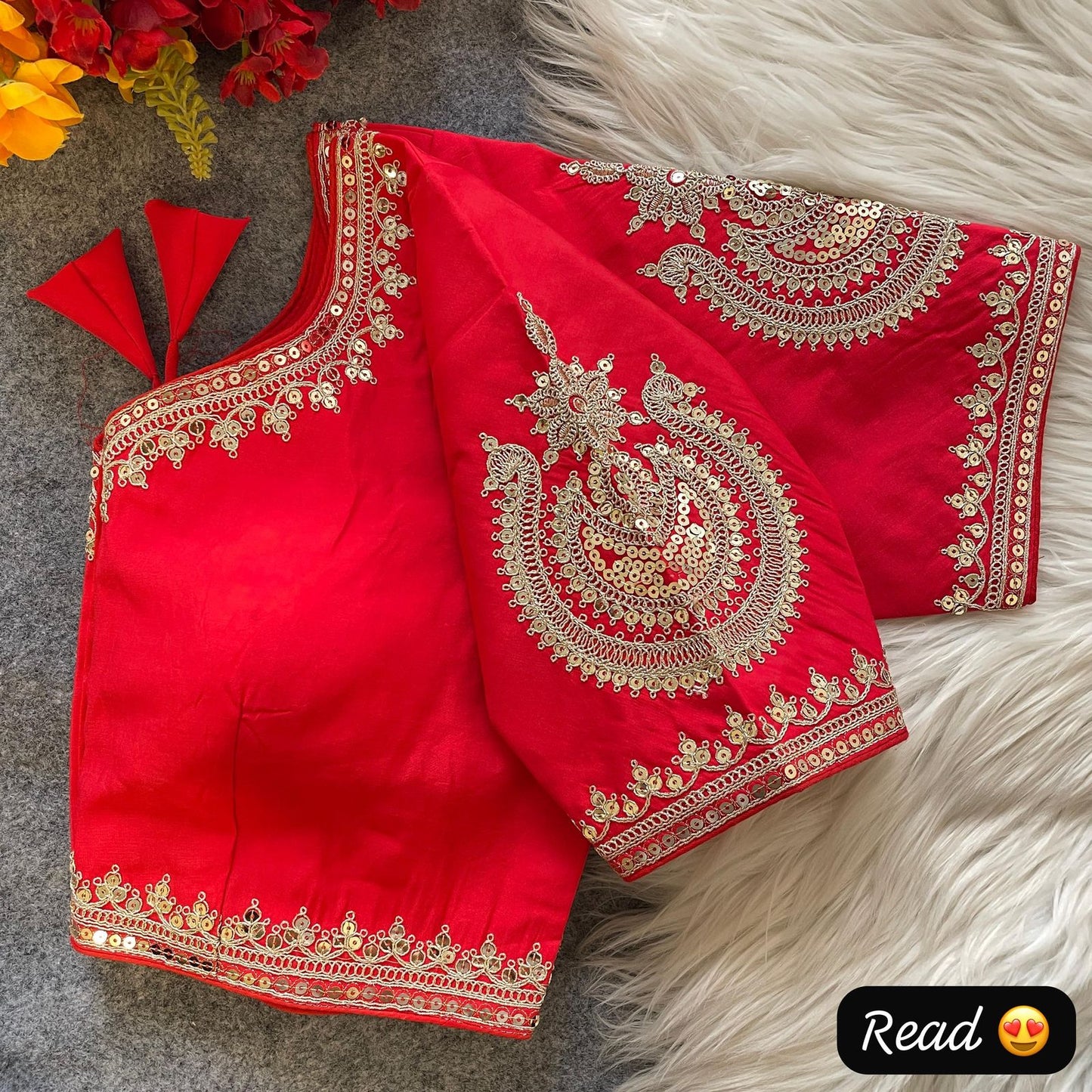 Heavy Pure Roman Silk Blouse