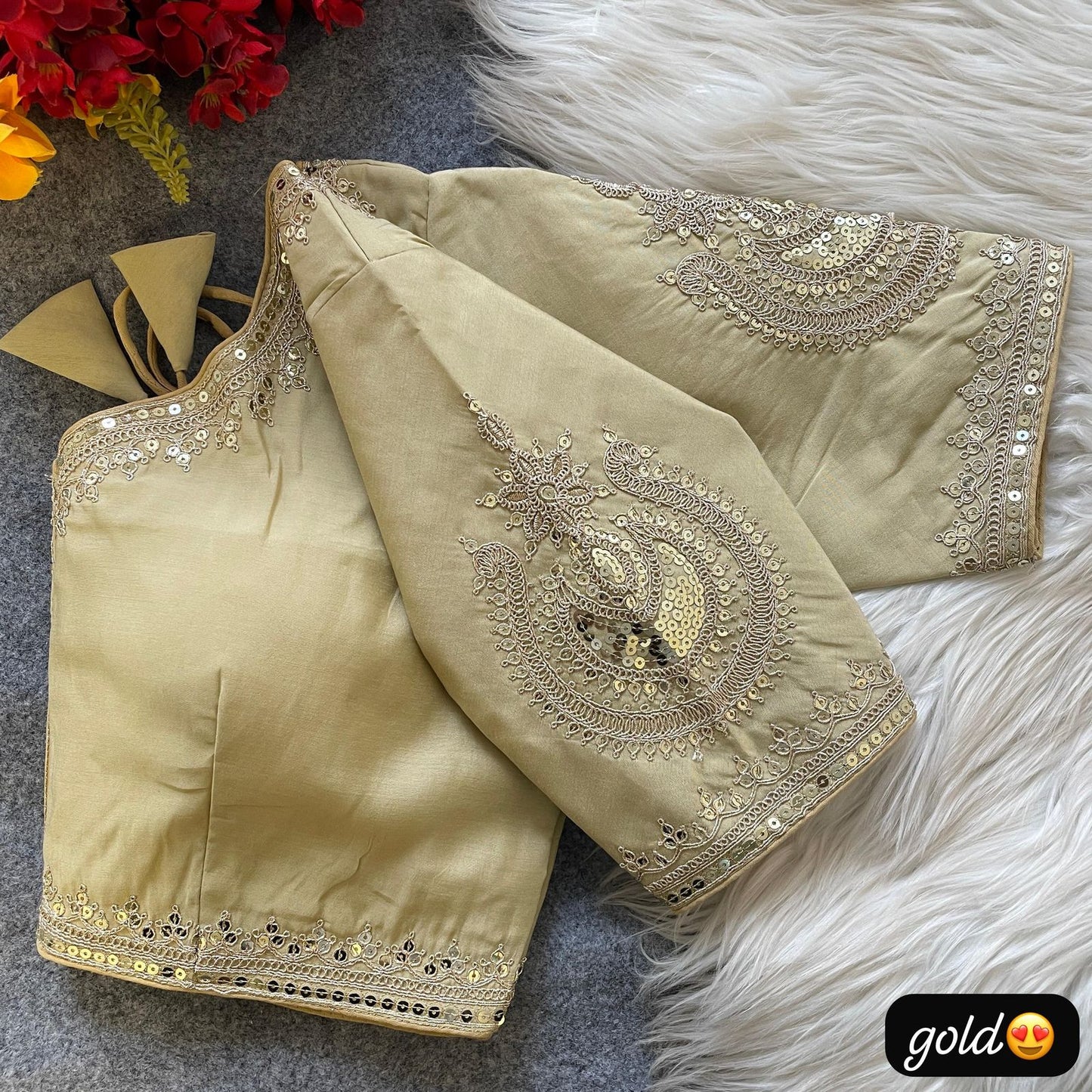Heavy Pure Roman Silk Blouse