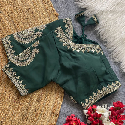 Heavy Pure Roman Silk Blouse