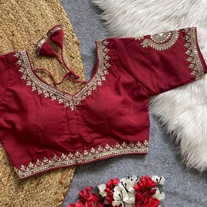 Heavy Pure Roman Silk Blouse