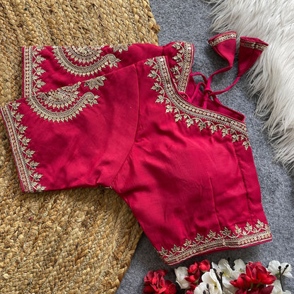 Heavy Pure Roman Silk Blouse