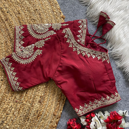 Heavy Pure Roman Silk Blouse