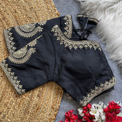 Heavy Pure Roman Silk Blouse