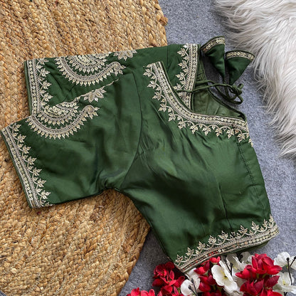 Heavy Pure Roman Silk Blouse