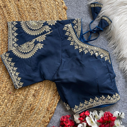 Heavy Pure Roman Silk Blouse