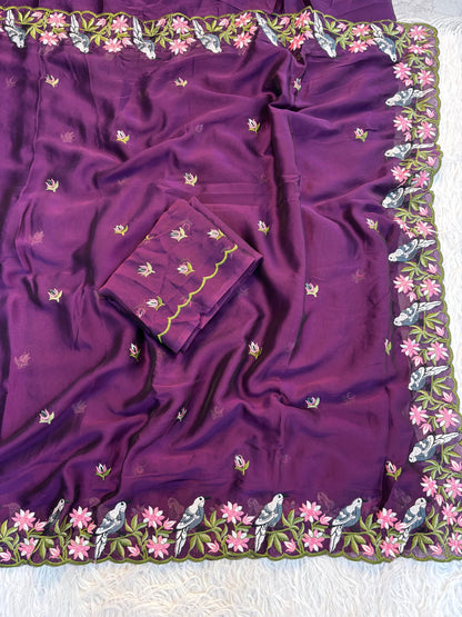 Rangoli saree