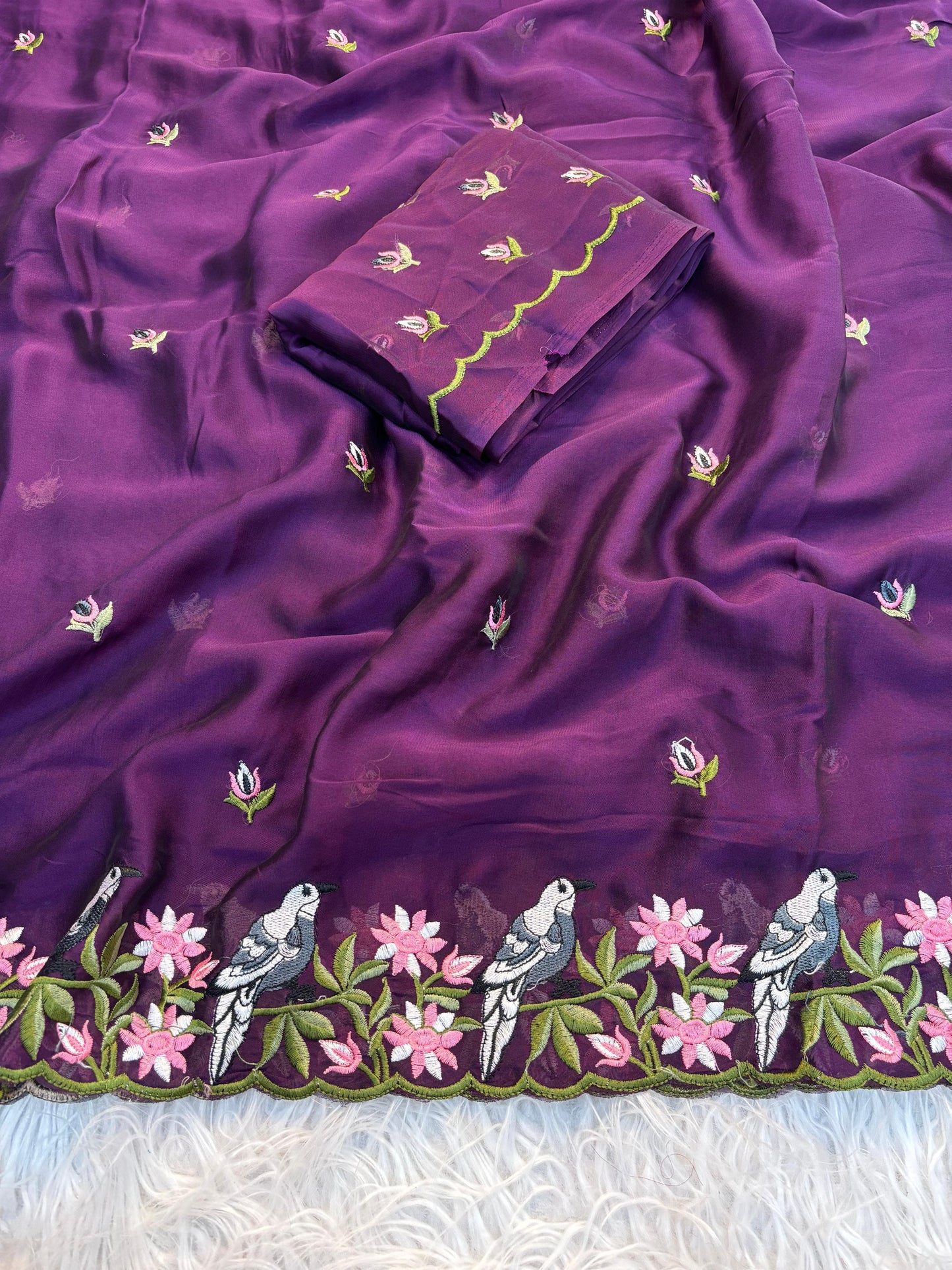 Rangoli saree