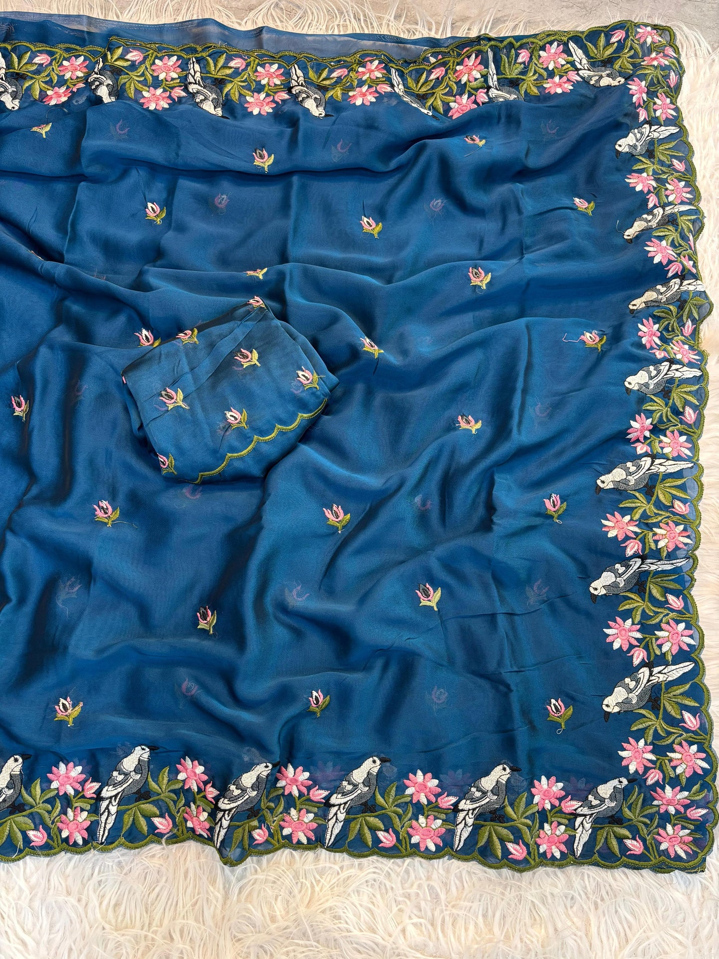 Rangoli saree