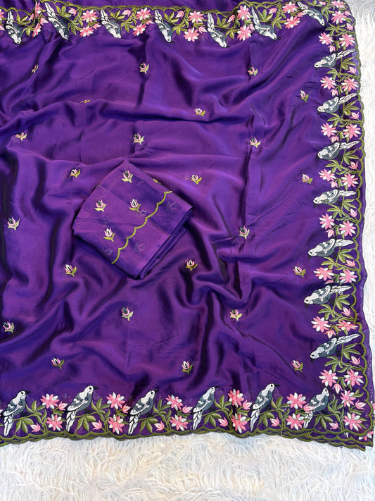 Rangoli saree