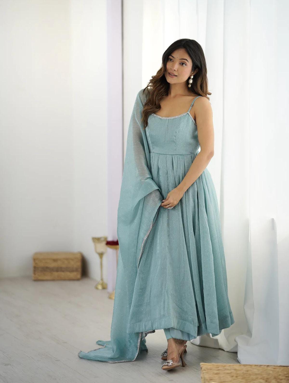 Royal Burburry Silk Outfit