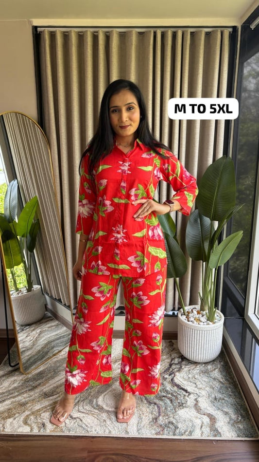Rayon Co-ord Set