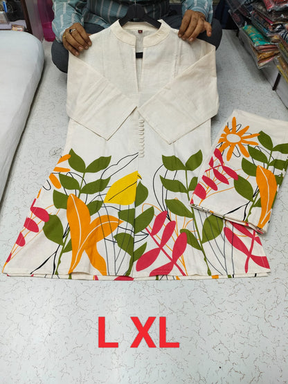 KHADI COTTON CO-ORD SET