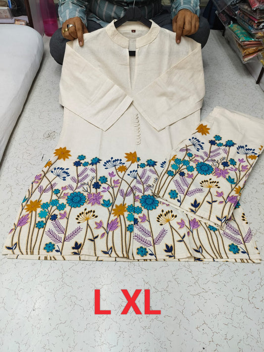 KHADI COTTON CO-ORD SET