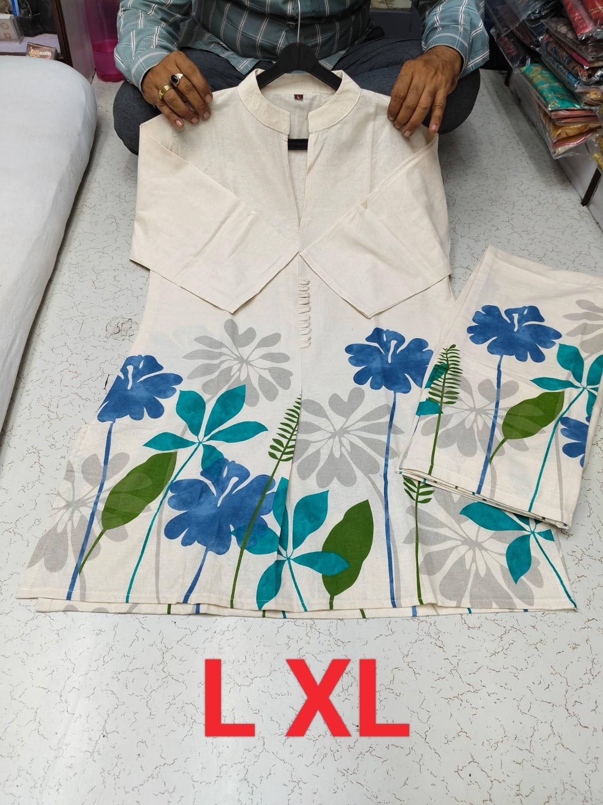 KHADI COTTON CO-ORD SET
