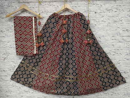 Cotton Ikkat Concept Chaniya