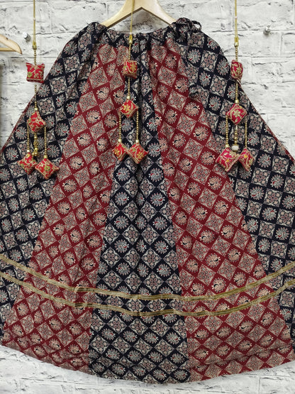 Cotton Ikkat Concept Chaniya