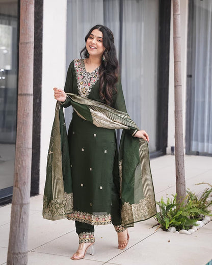 Three Piece Anarkali Suit