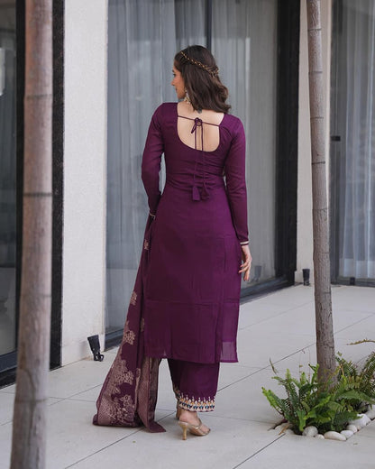 Three Piece Anarkali Suit