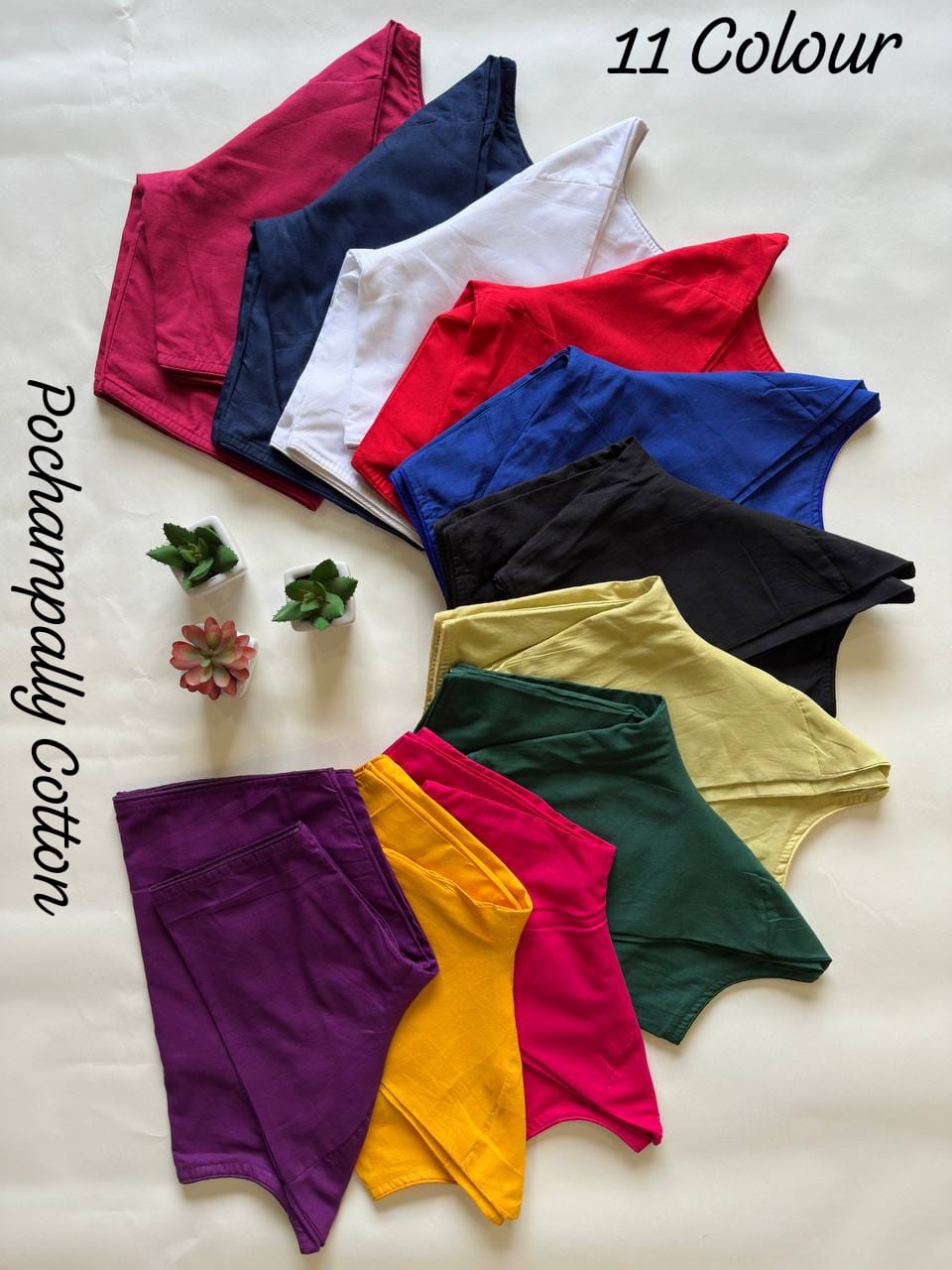 Pure Pochampally Cotton Blouse