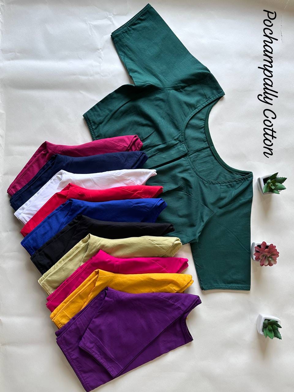 Pure Pochampally Cotton Blouse