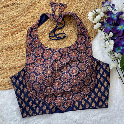 Ajrakh Cotton Blouse