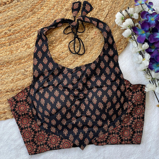 Ajrakh Cotton Blouse