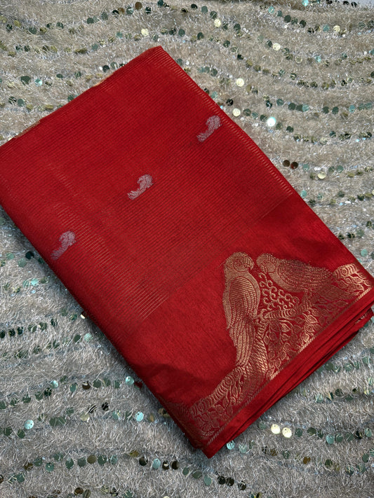 Pure Handloom Crepe Silk Saree