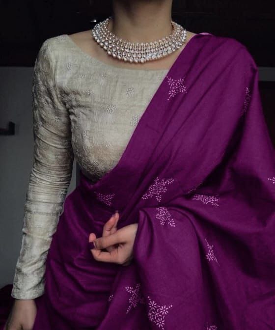 Chanderi Cotton Saree