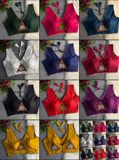 COTTON PATCH WORK BLOUSE