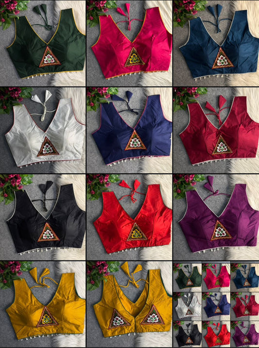 COTTON PATCH WORK BLOUSE