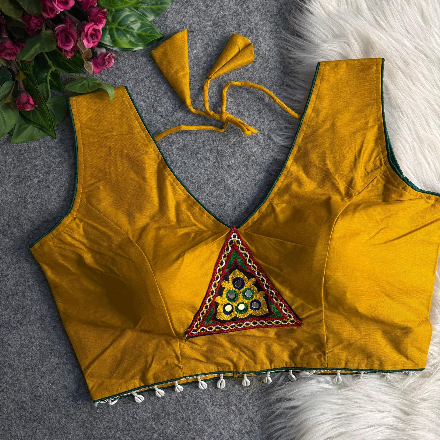COTTON PATCH WORK BLOUSE