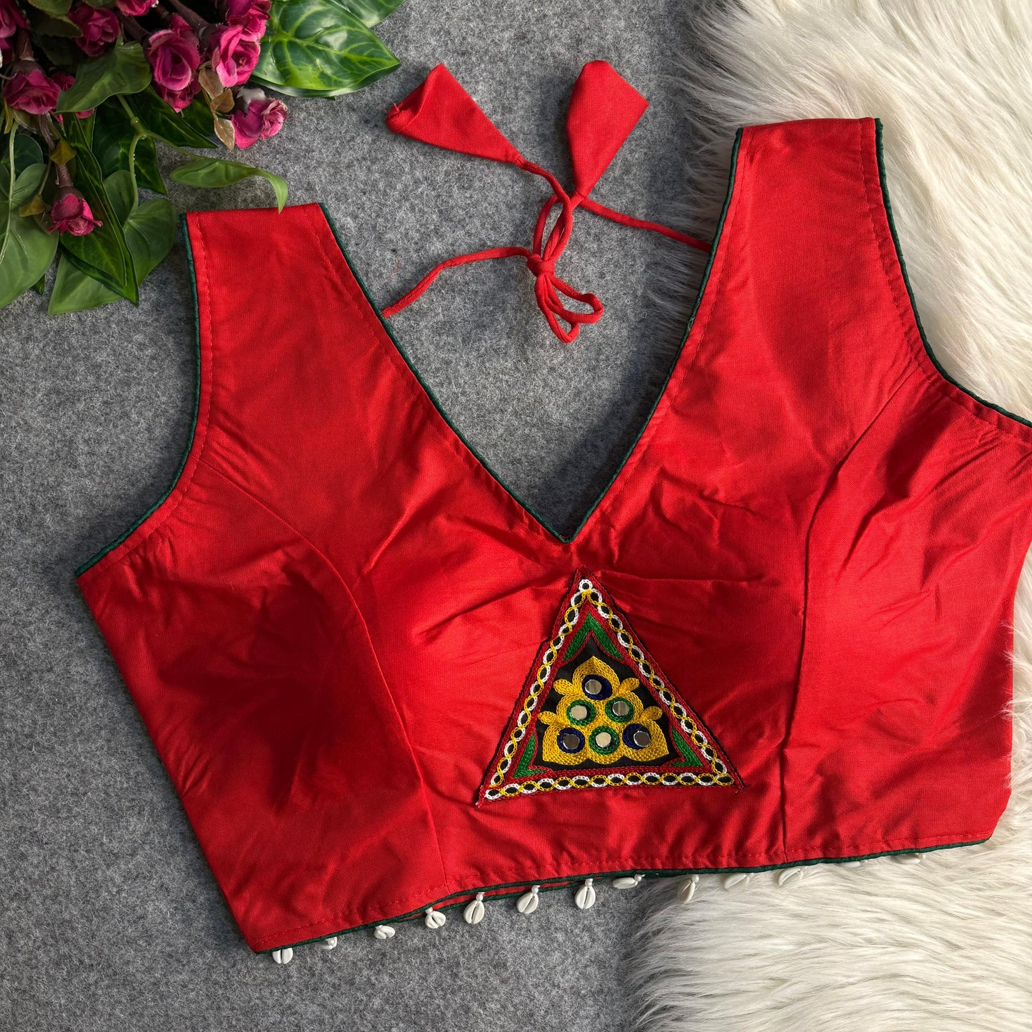 COTTON PATCH WORK BLOUSE