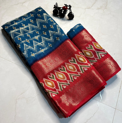 Pure Candy Cotton Silk Saree