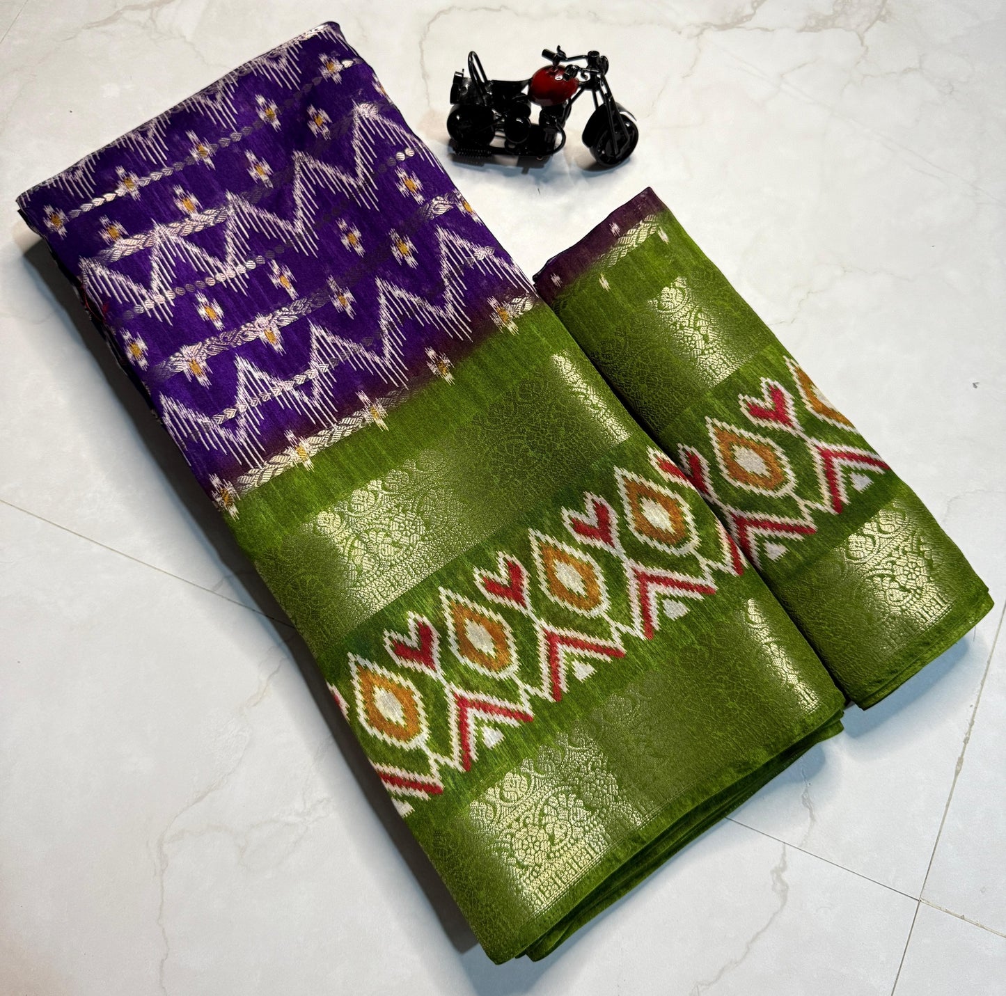 Pure Candy Cotton Silk Saree