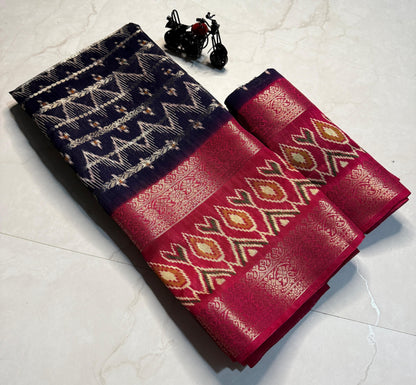 Pure Candy Cotton Silk Saree