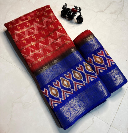 Pure Candy Cotton Silk Saree