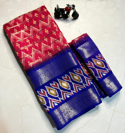 Pure Candy Cotton Silk Saree