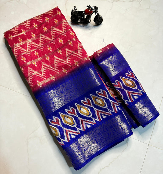 Pure Candy Cotton Silk Saree