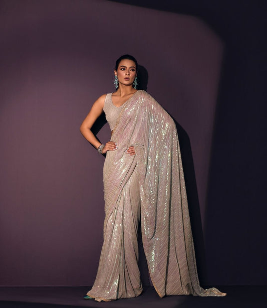 BOLLYWOOD SEQUINS SAREE