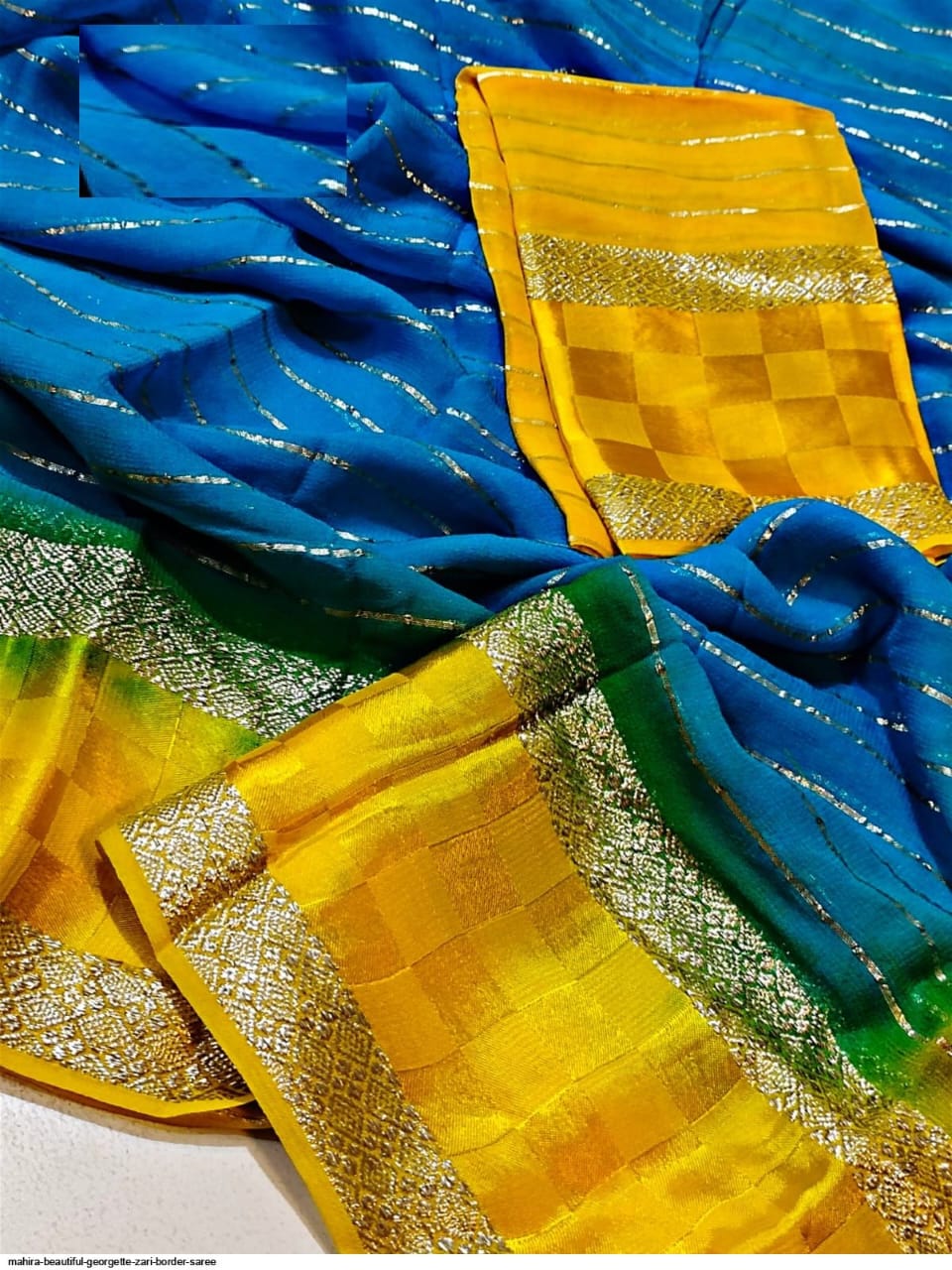 Pure Viscose Georgette Saree