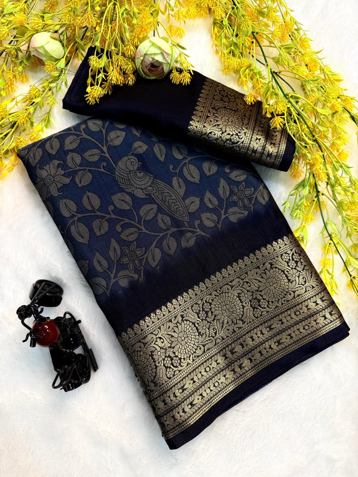 Qalamqari Design Saree