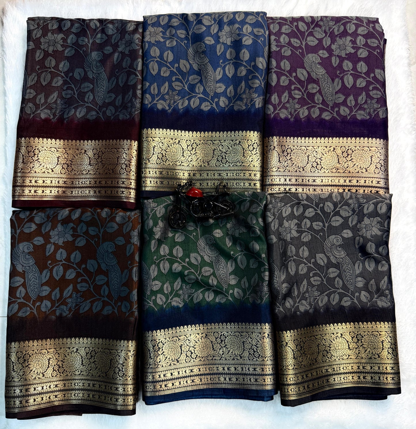 Qalamqari Design Saree