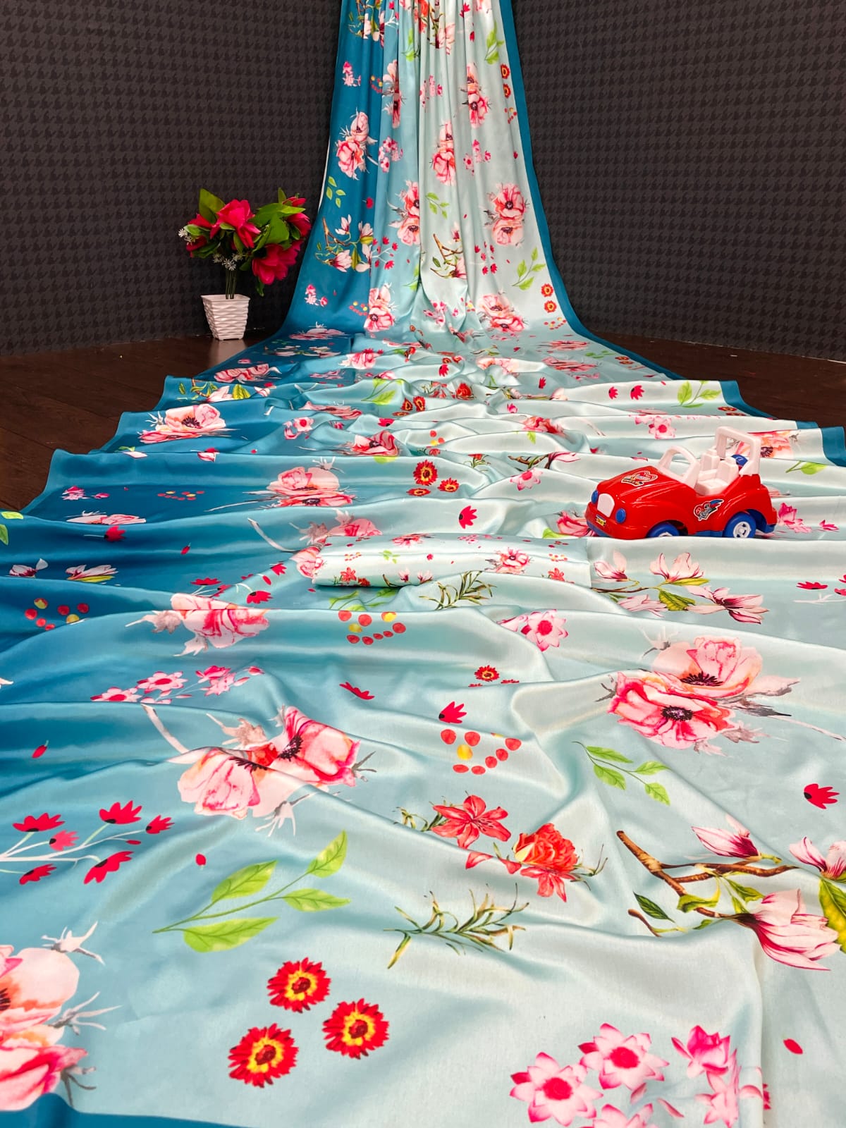 Satin Silk Saree