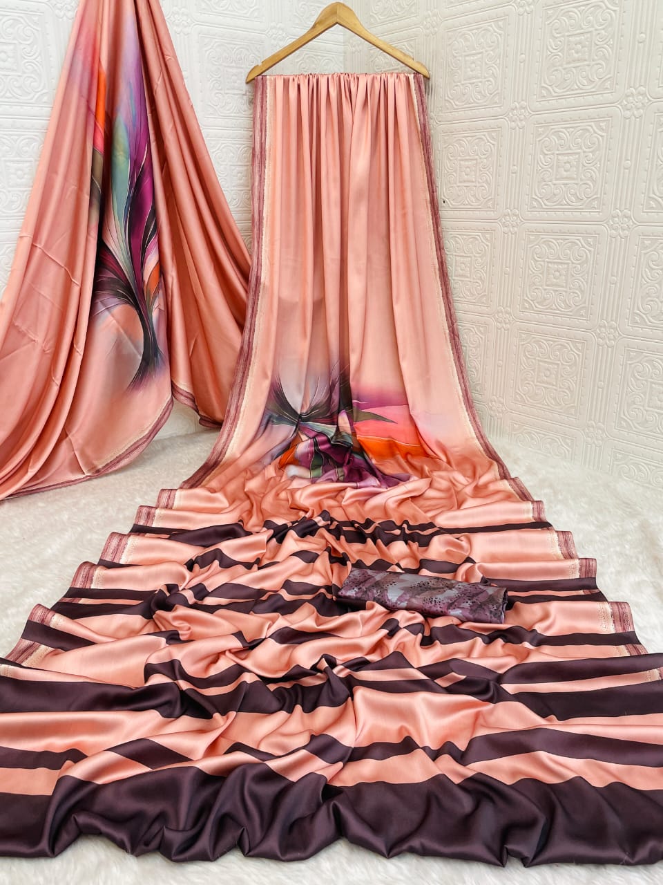 Satin Silk Saree