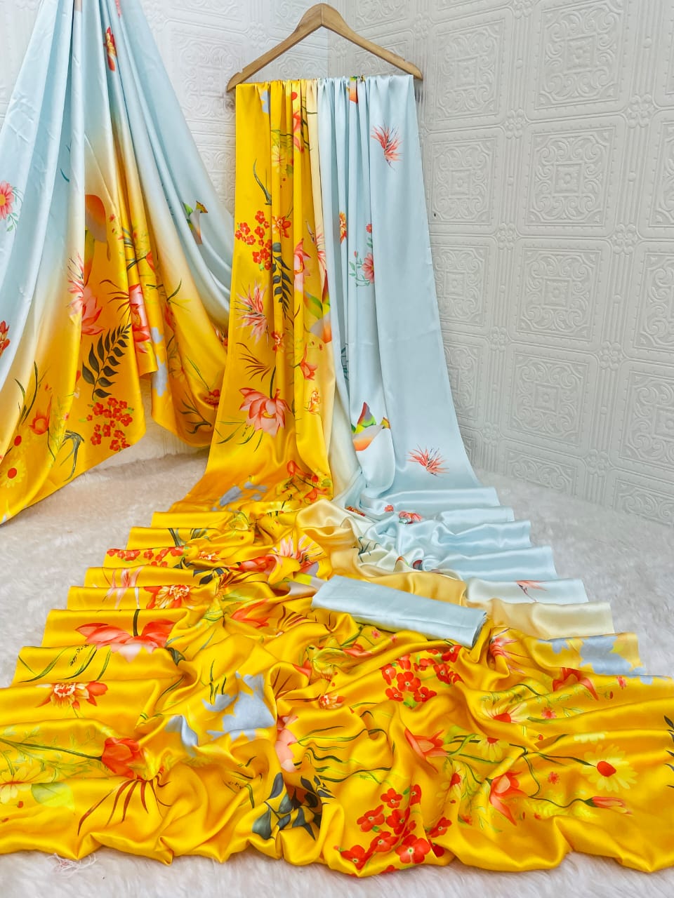 Satin Silk Saree