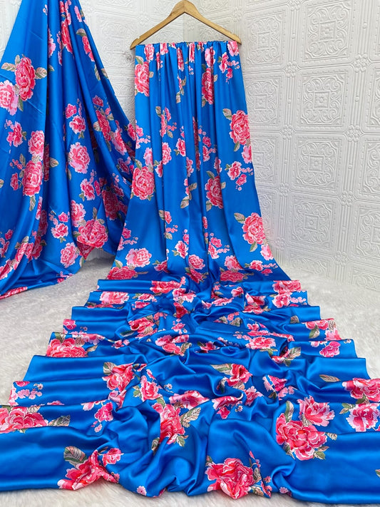 Satin Silk Saree