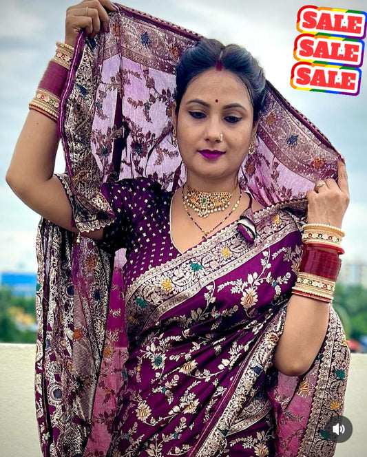 Banarasi Cotton Silk Saree